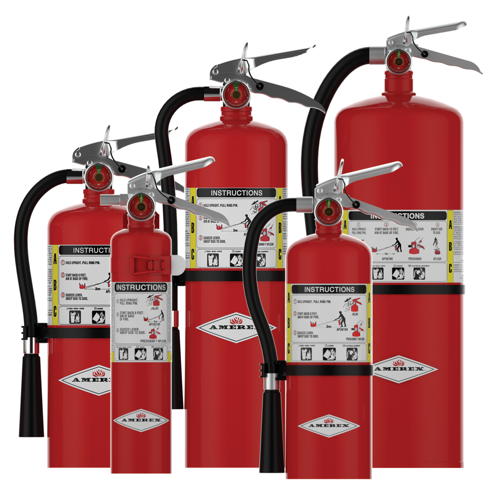 ABC Fire Extinguisher -- Stored Pressure Dry Chemical