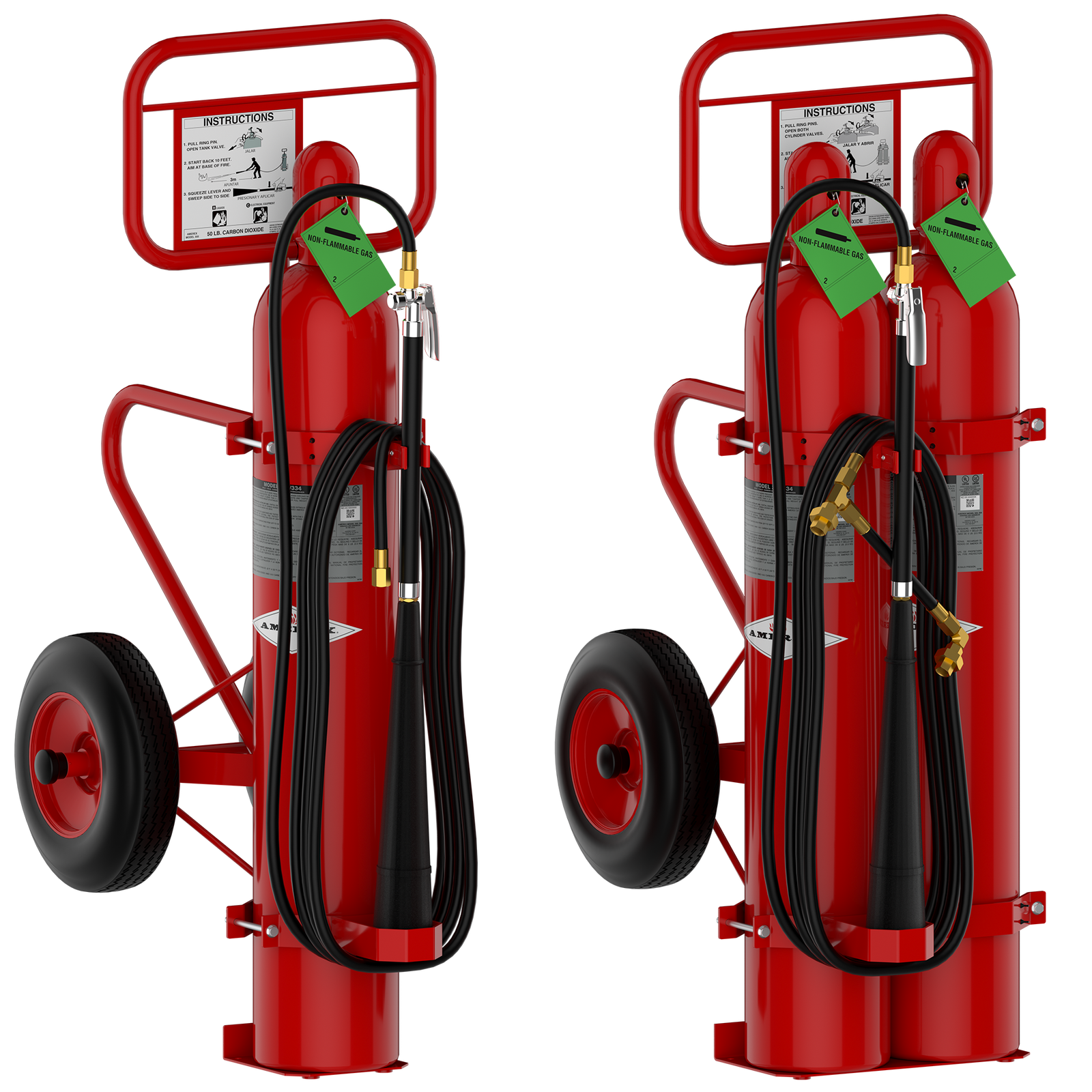 CO2 Wheeled Extinguisher