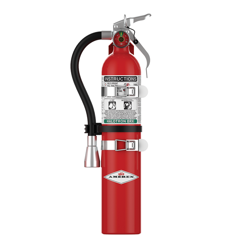 Halotron BrX FAA-Approved Fire Extinguisher